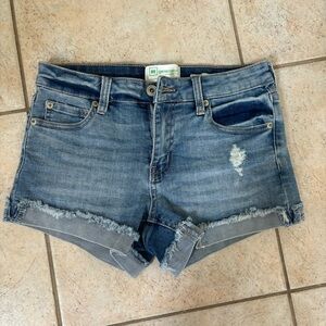 Macy’s Low-Rise Denim Shorts - Size 0